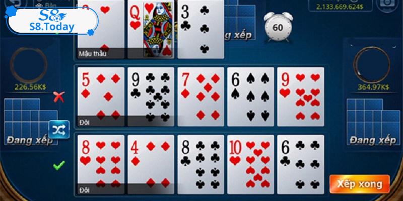 Cách Chơi Mậu Binh Và Mẹo Thắng Hiệu Quả Cho Người Mới 4 Xếp bài linh hoạt theo thế trận